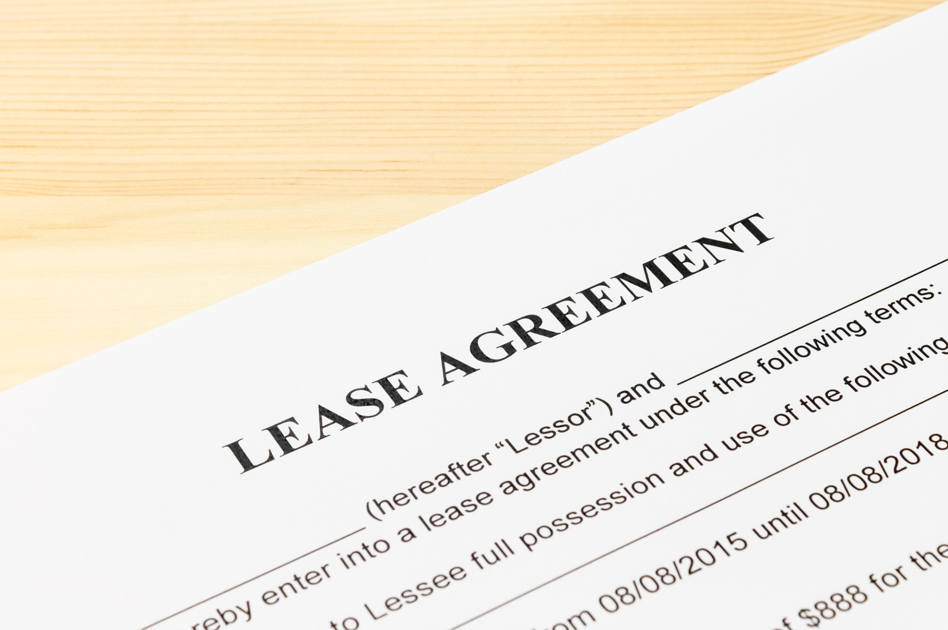 Lease Agreement 