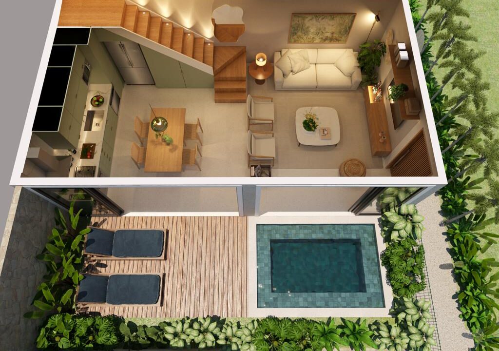 Off-Plan One and Two Bedroom Loft Walking Distance to Suluban Beach (1)