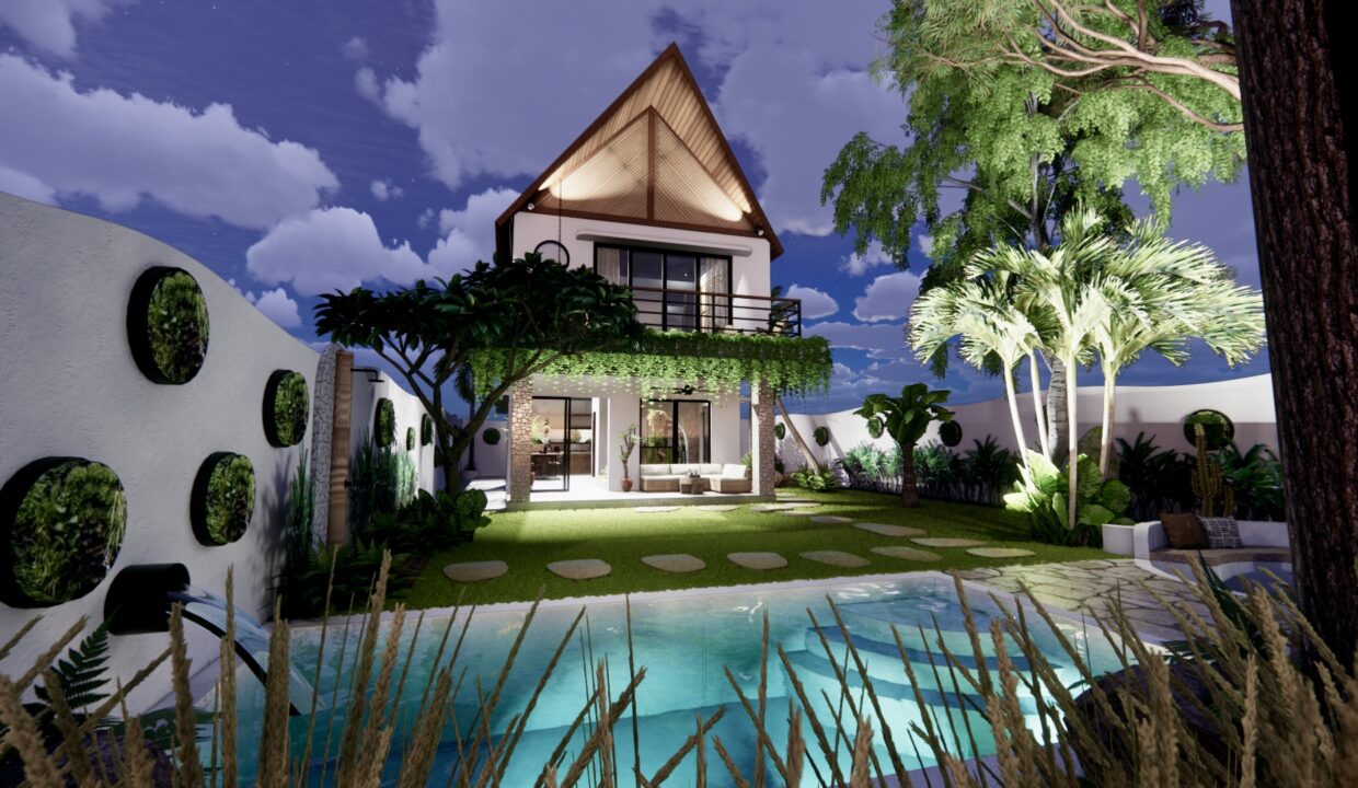 Lush 3-Bed Villa By Kedungu Beach (3)