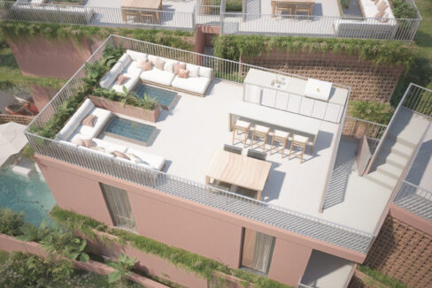 20. Exclusive Off-Plan Studio Apartments in Cepaka, Bali - Rooftop A