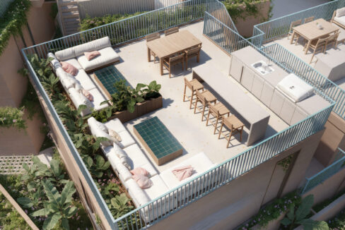 21. Exclusive Off-Plan Studio Apartments in Cepaka, Bali - Rooftop B