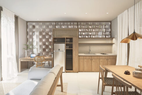 5. Exclusive Off-Plan Studio Apartments in Cepaka, Bali - Kitchen