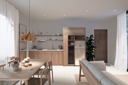 8.Exclusive Off-Plan Studio Apartments in Cepaka, Bali - Kitchen