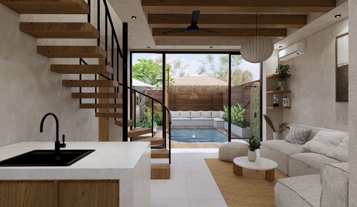 Modern Tropical 2-Bedroom Villa Near Bingin Beach – Stylish Living & Investment Opportunity (9)