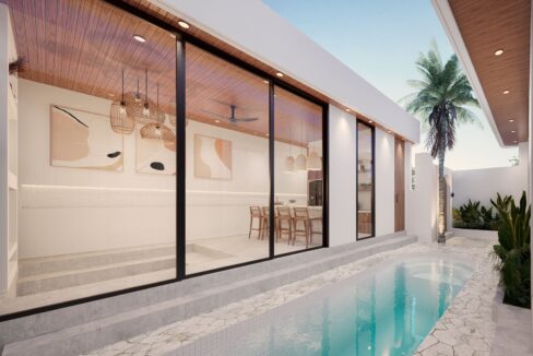 Nearly Completed 2-Bedroom Mediterranean-Tropical Villa in Padonan – Prime Canggu Access (12)