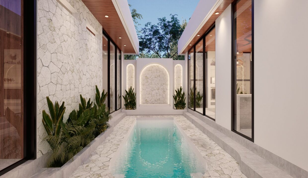 Nearly Completed 2-Bedroom Mediterranean-Tropical Villa in Padonan – Prime Canggu Access (3)