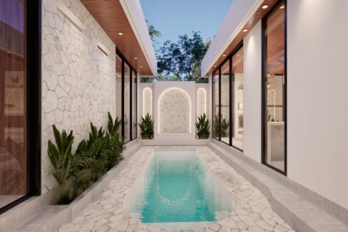 Nearly Completed 2-Bedroom Mediterranean-Tropical Villa in Padonan – Prime Canggu Access (3)