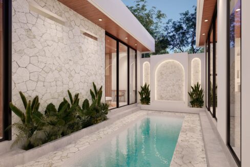 Nearly Completed 2-Bedroom Mediterranean-Tropical Villa in Padonan – Prime Canggu Access (4)