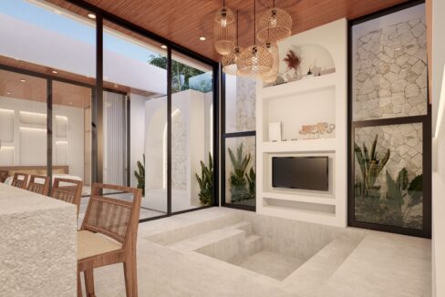 Nearly Completed 2-Bedroom Mediterranean-Tropical Villa in Padonan – Prime Canggu Access (7)