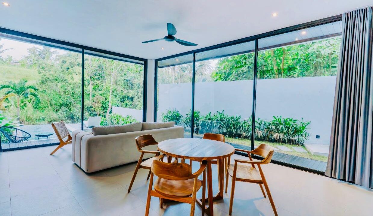 Brand New Two Units 1 Bedroom Modern Riverside Villa for Sale in Ubud (4)