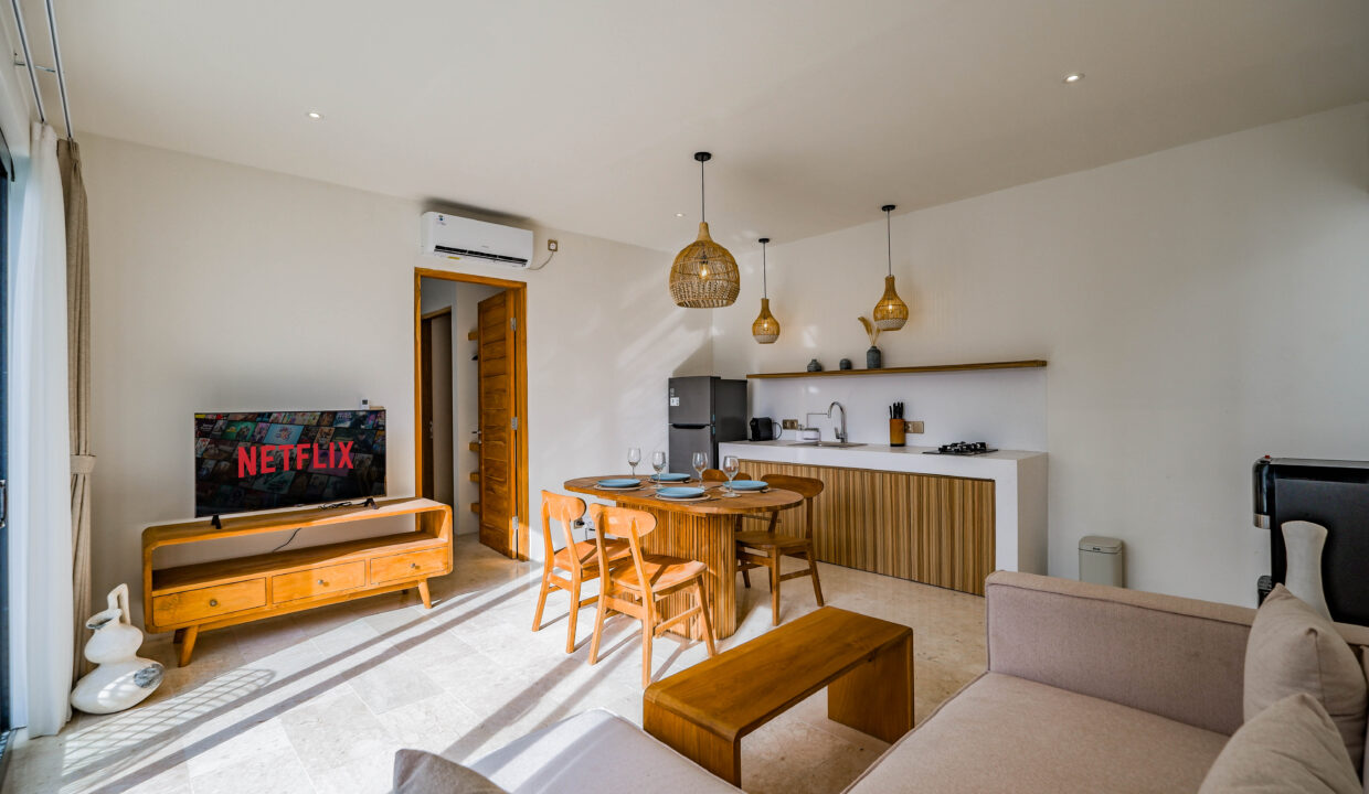 Modern 1-Bedroom Leasehold Apartment for Sale in Canggu, Bali – Perfect for Living, Remote Work, or Investment (6)