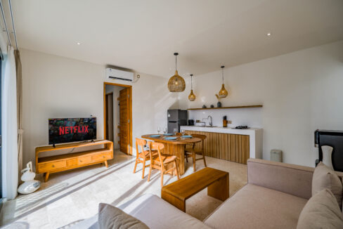 Modern 1-Bedroom Leasehold Apartment for Sale in Canggu, Bali – Perfect for Living, Remote Work, or Investment (6)