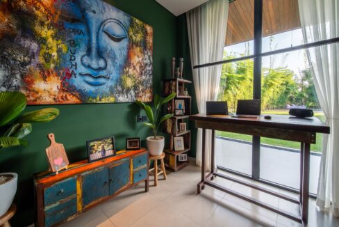 Luxury Contemporary Tropical Villa for Lease in Sanur - 4-Bedroom Family Estate with Cinema, Gym (25)